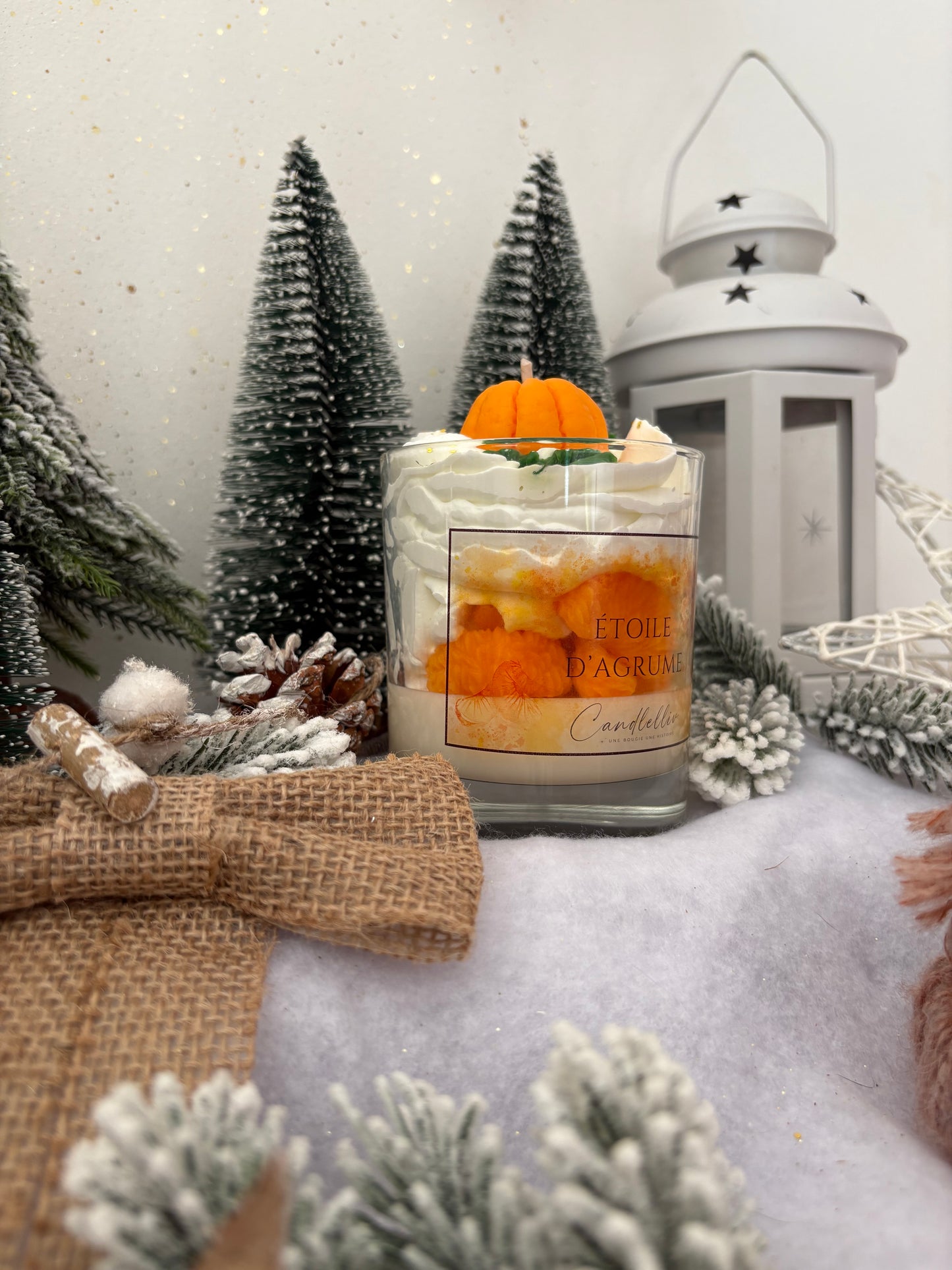 Bougie - Etoile d'Agrume