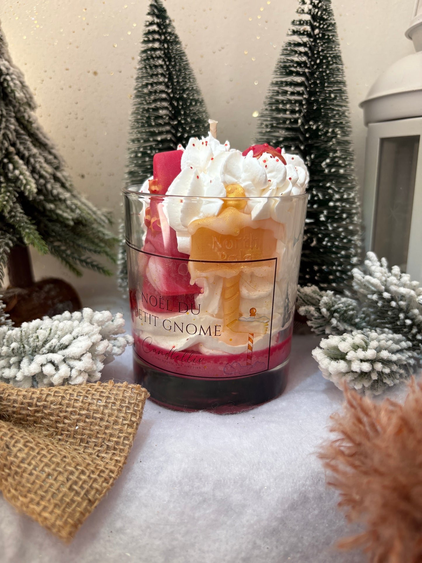 Bougie - Noël du Petit Gnome