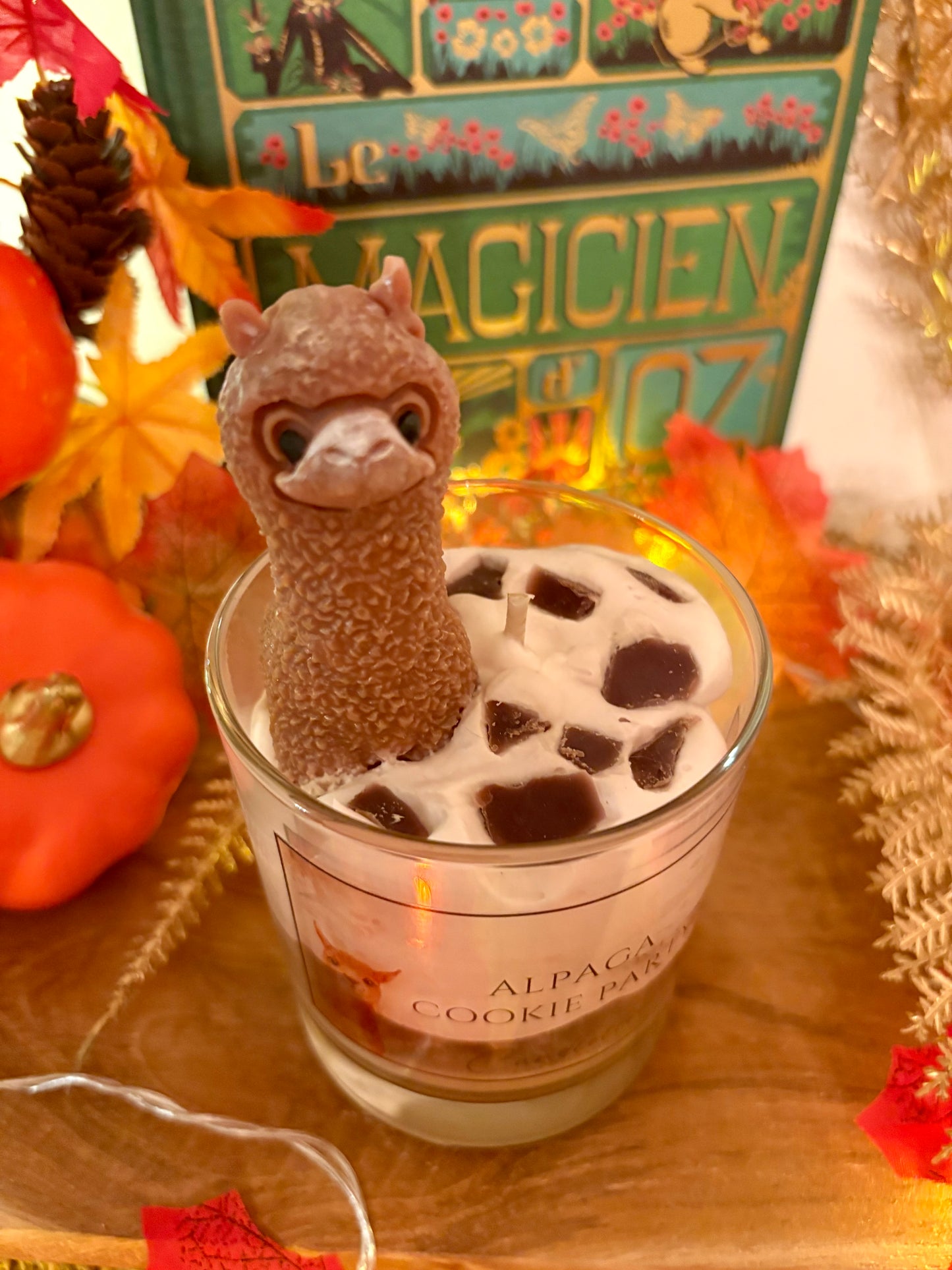 Bougie - Alpaga Cookie Party