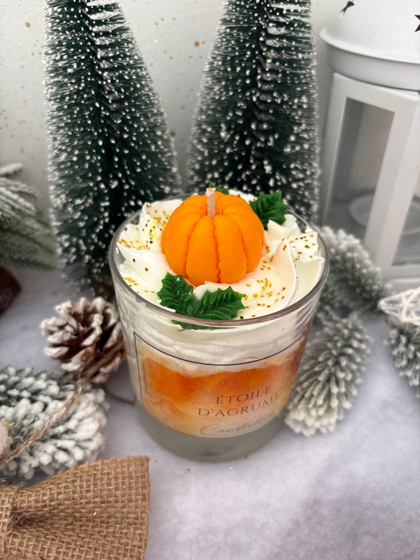 Bougie - Etoile d'Agrume