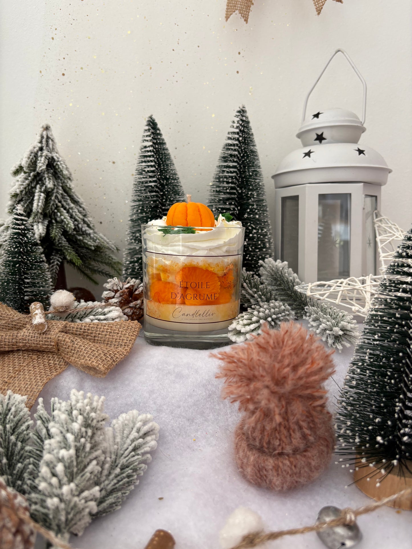 Bougie - Etoile d'Agrume