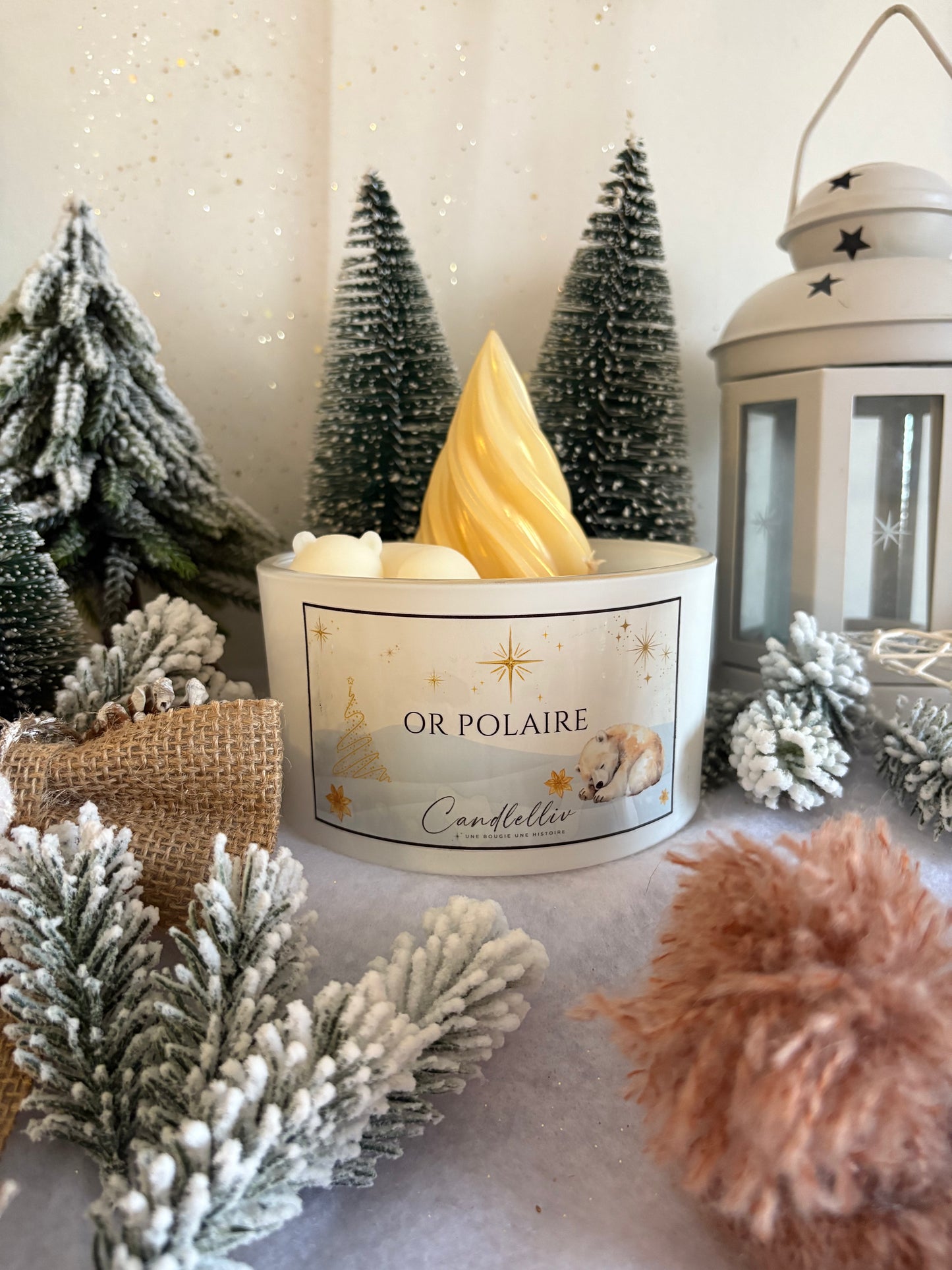 Bougie - Or Polaire (uniquement sur commande)