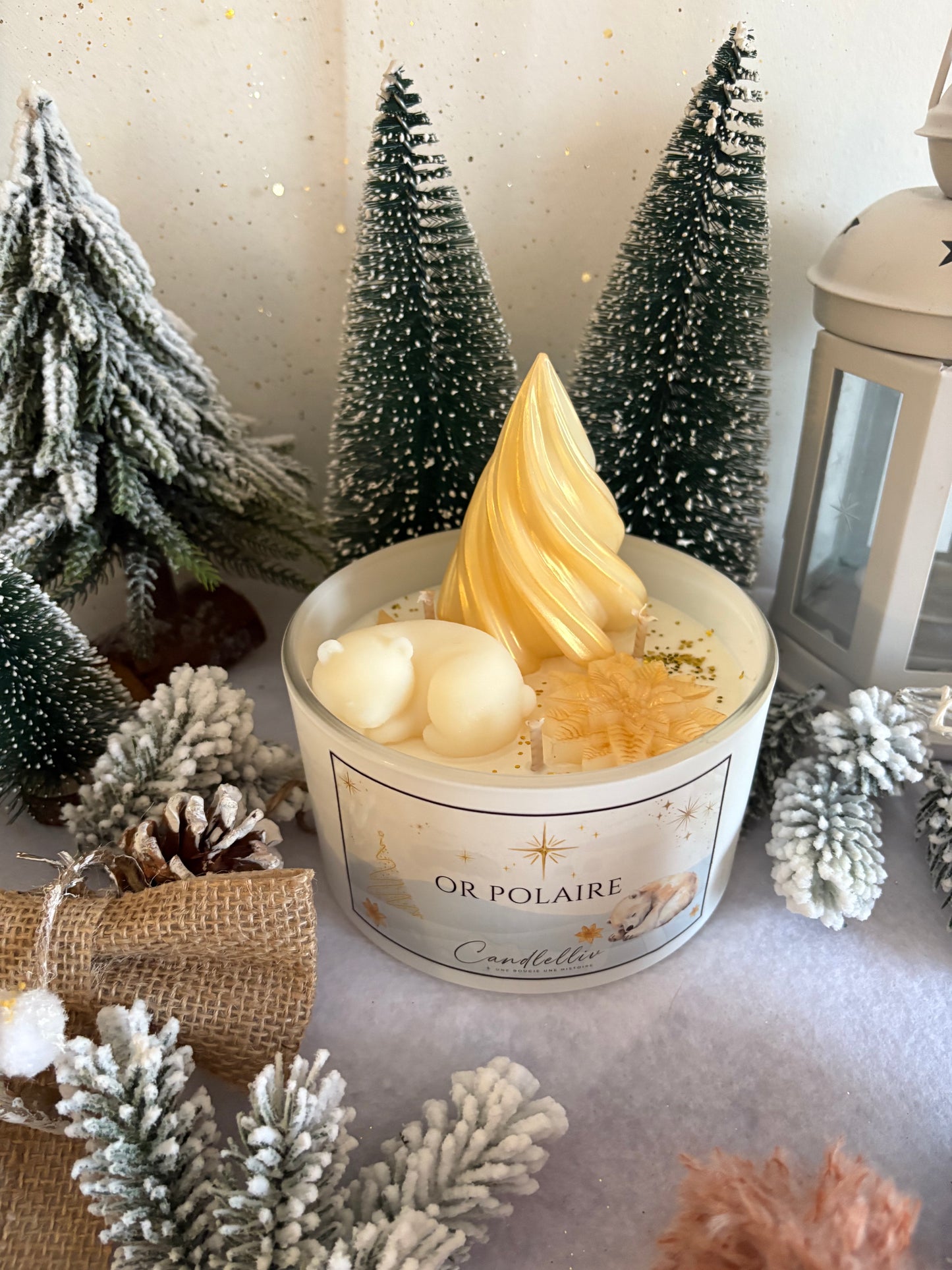 Bougie - Or Polaire (uniquement sur commande)