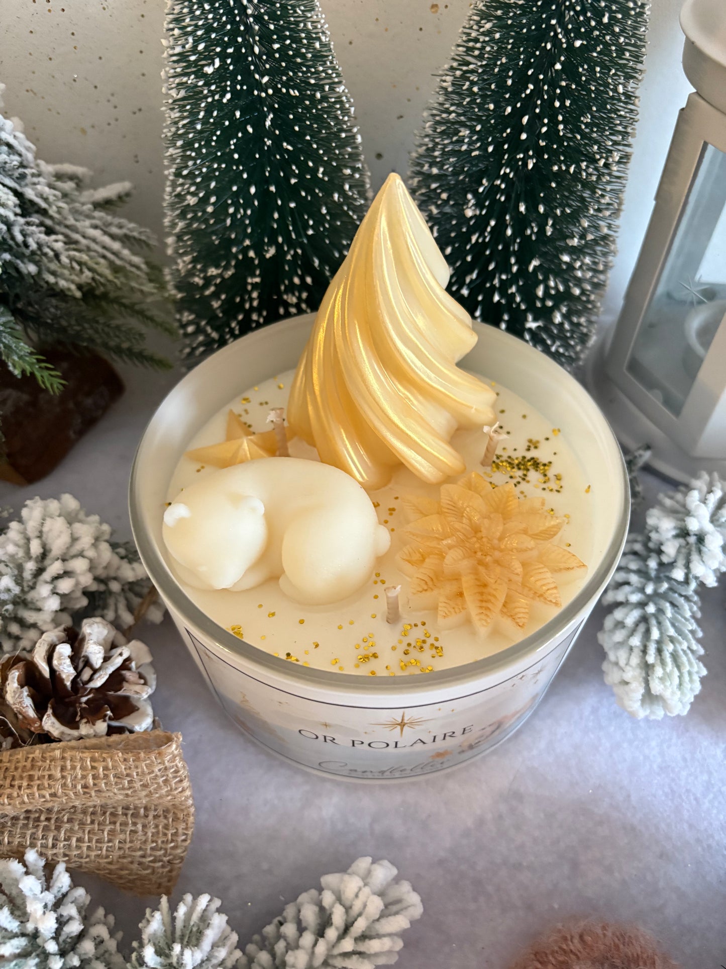Bougie - Or Polaire (uniquement sur commande)